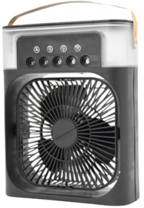 Ventilador portátil com iluminação e umidificador
