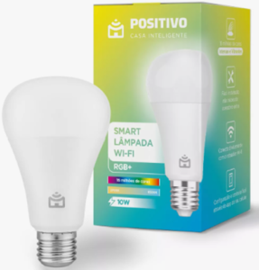 Lâmpada Inteligente Positivo RGB+